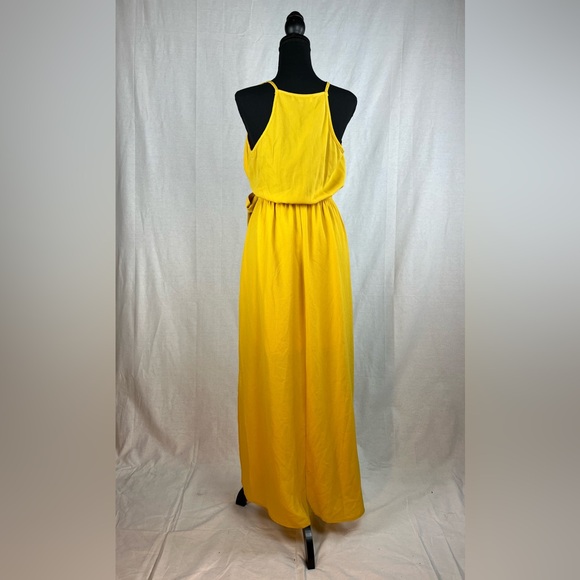 dream of me yellow sleeveless maxi dress, lightweight, women's size large - Picture 2 of 7
